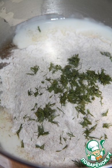 Наливной пирог c индейкой и луком-пореем в мультиварке 🥮 - Шаг 5