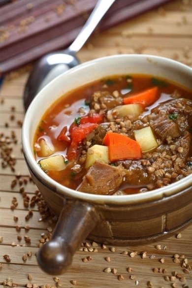 Гречневый суп с говядиной и овощами 🍲 - Шаг 1