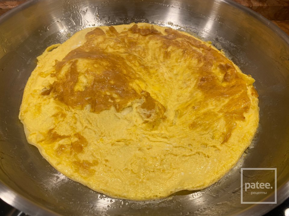 Яичный Ролл с беконом - Шаг 4