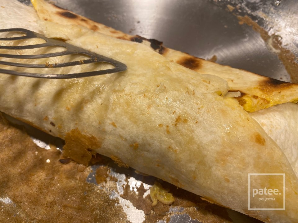 Яичный Ролл с беконом - Шаг 9