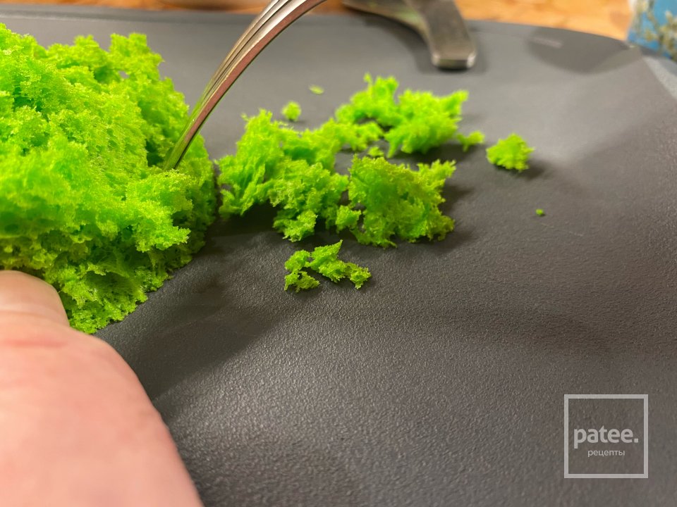 Зимний Земляничный торт из матчи - Шаг 12