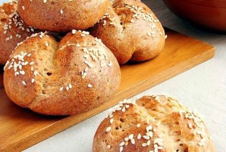 Быстрые булочки из цельной муки 🥮