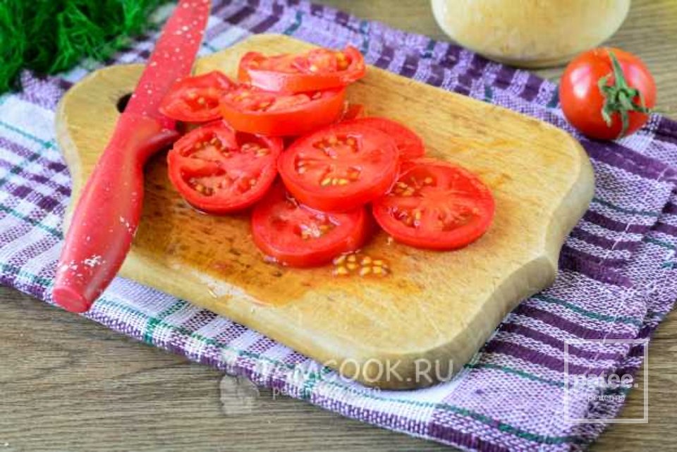 Куриная печень с помидорами и сыром в духовке 👍🏼 - Шаг 6
