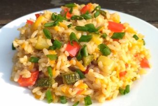 Рис с овощами 🍚