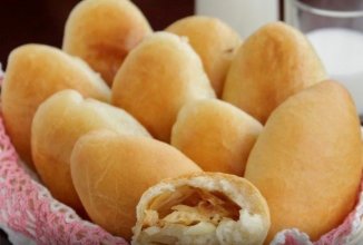 Пирожки с капустой постные 🥮