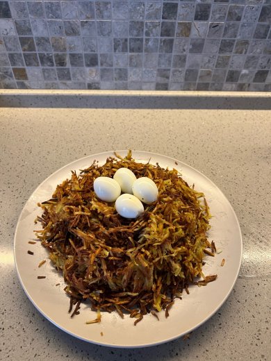 Салат «Гнездо глухаря»