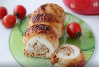 Рулет из курицы с аджикой 👍🏼