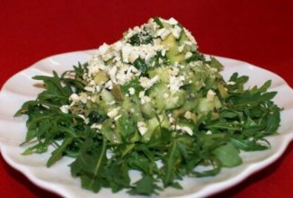 Салат "Кедровая ветка"