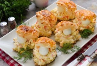 Закуска "Ракушки" из слоёного теста 👍🏼