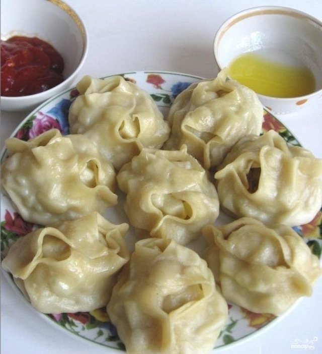 Манты по-узбекски 🥟