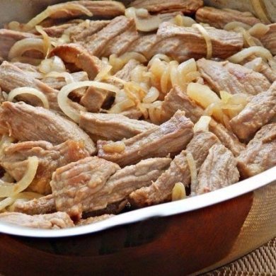 Говядина в сметане 🥩 - Шаг 4