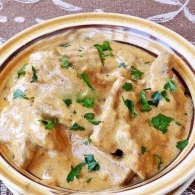 Говядина в сметане 🥩 - Шаг 6