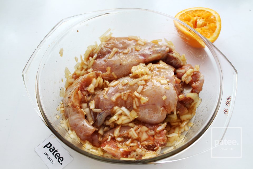 Кролик в апельсиновом соусе в духовке - Шаг 9