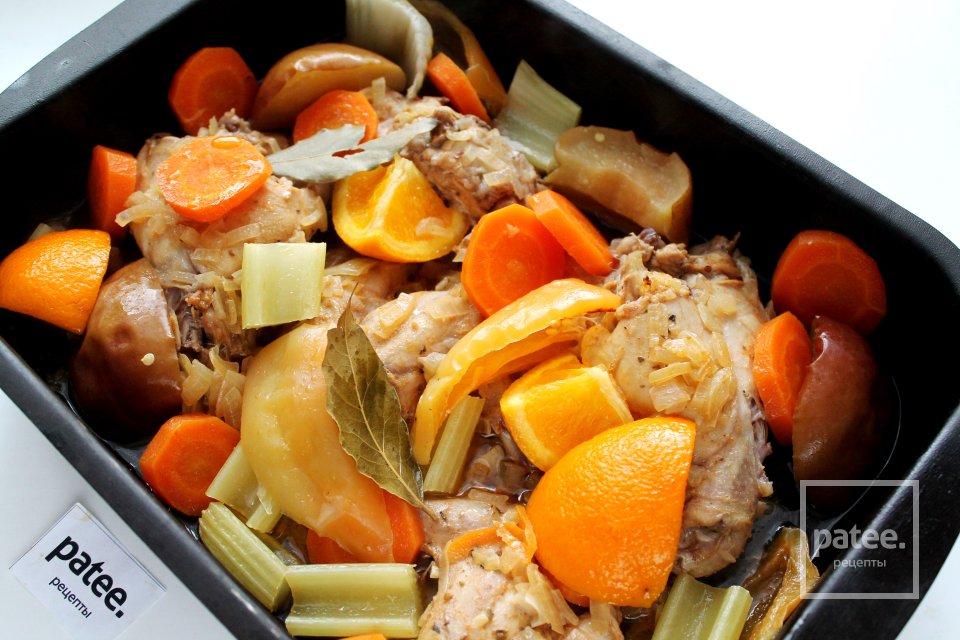 Кролик в апельсиновом соусе в духовке - Шаг 14