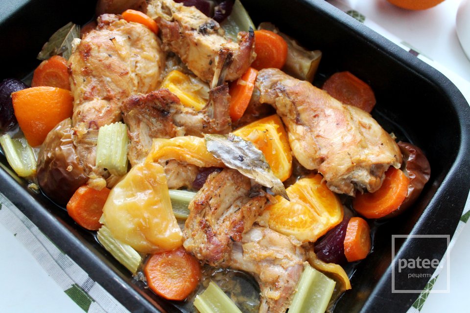 Кролик в апельсиновом соусе в духовке - Шаг 15