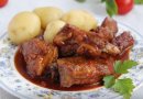 Свиные ребра в пикантном соусе 🥩