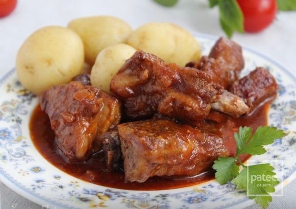 Свиные ребра в пикантном соусе 🥩 - Шаг 1