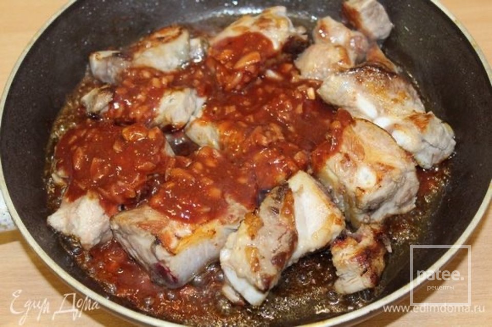 Свиные ребра в пикантном соусе 🥩 - Шаг 5