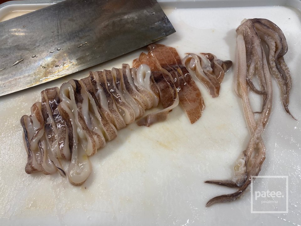 Вьетнамский суп Фо с креветками, кальмарами и осьминогом - Шаг 3