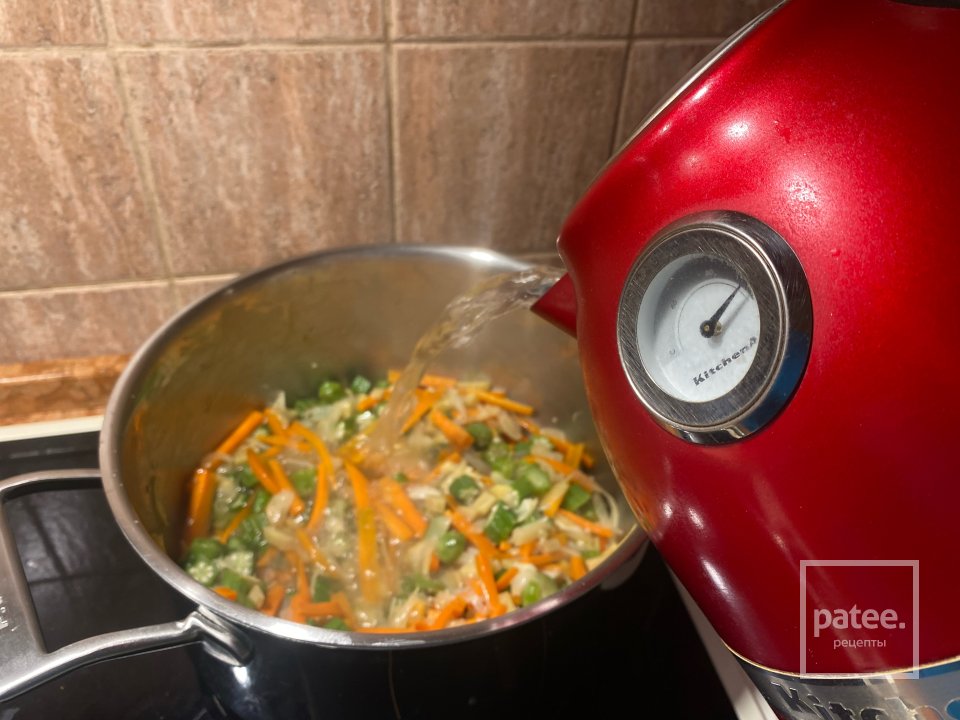 Вьетнамский суп Фо с креветками, кальмарами и осьминогом - Шаг 12