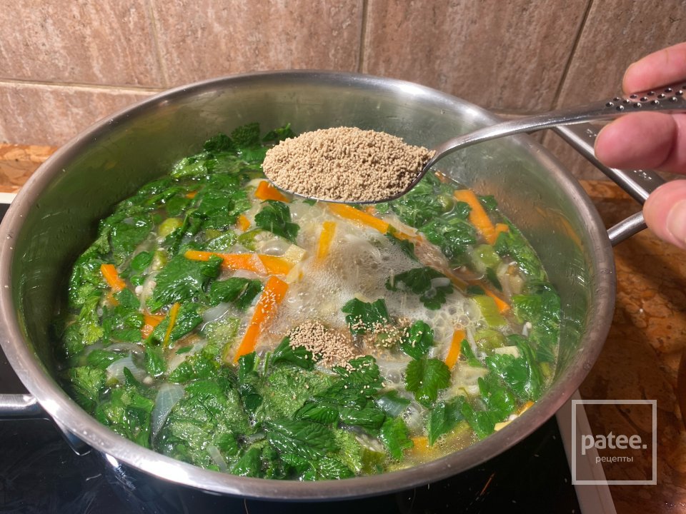 Вьетнамский суп Фо с креветками, кальмарами и осьминогом - Шаг 14