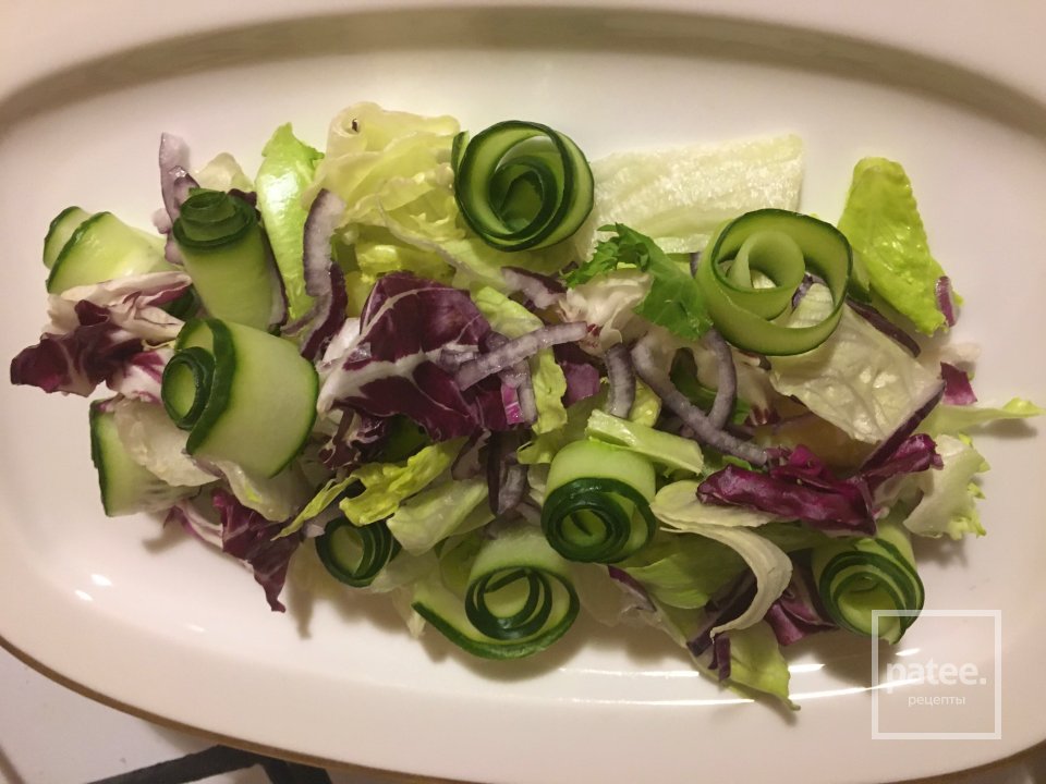 Праздничный салат с осетриной. - Шаг 6