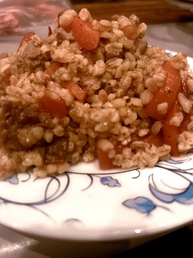 Индейка с булгуром и овощами - Шаг 1