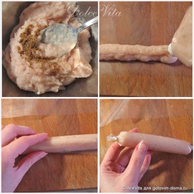 Домашние куриные сосиски 👍🏼 - Шаг 3