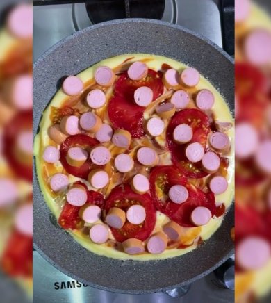 Піца на сковороді - Шаг 11