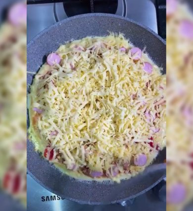 Піца на сковороді - Шаг 12