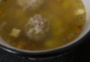 Суп с фрикадельками
