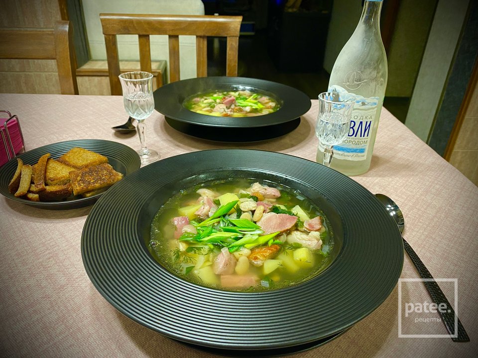 Немецкий Фасолевый Суп - Шаг 12