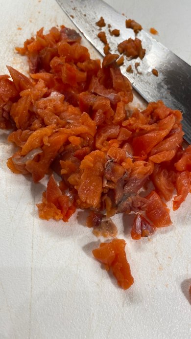 Норвежский творожный омлет с сёмгой - Шаг 4