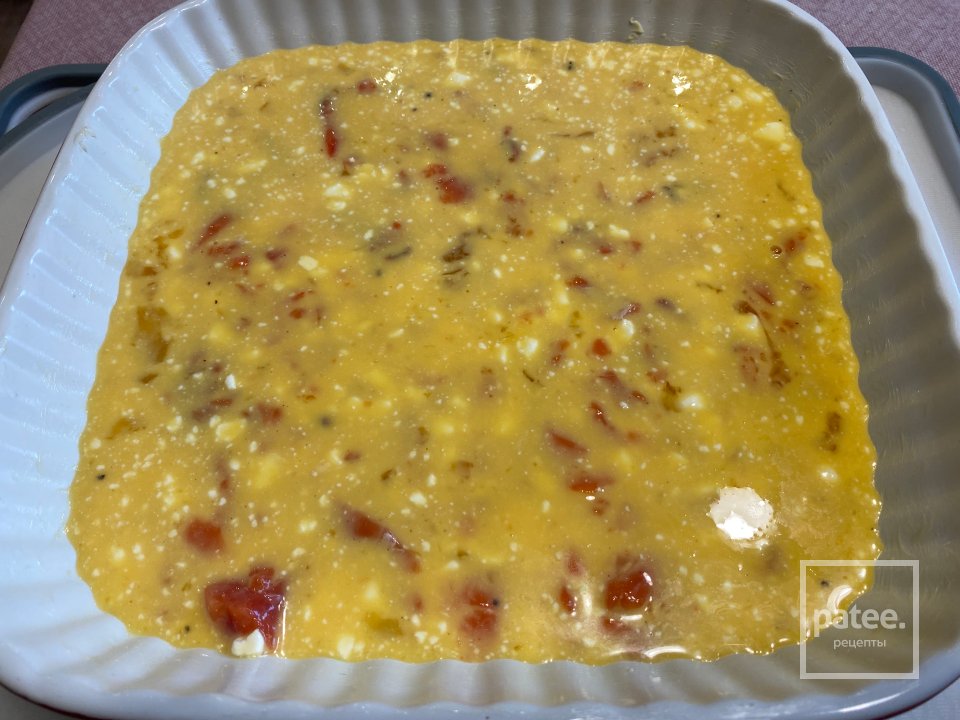 Норвежский творожный омлет с сёмгой - Шаг 7