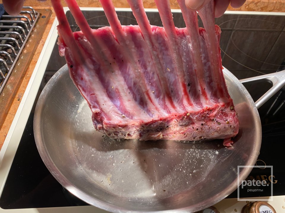 Ягнёнок в травах и миндальной панировке с овощами - Шаг 5