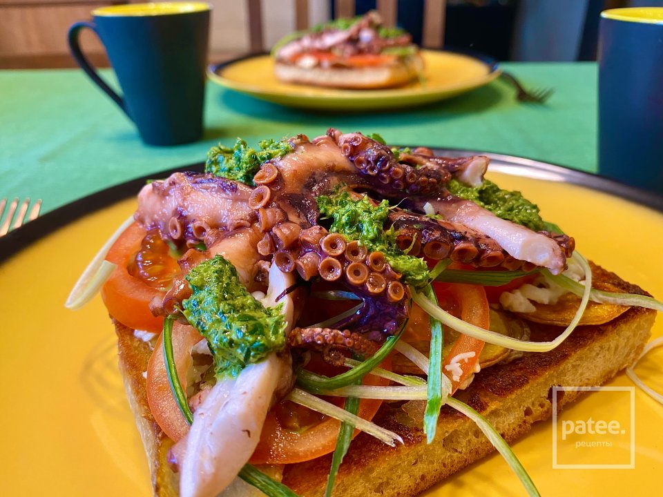 Сэндвич из песчаного осьминога - Шаг 16