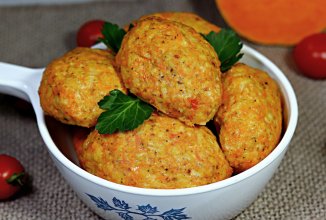 Куриные котлеты с тыквой
