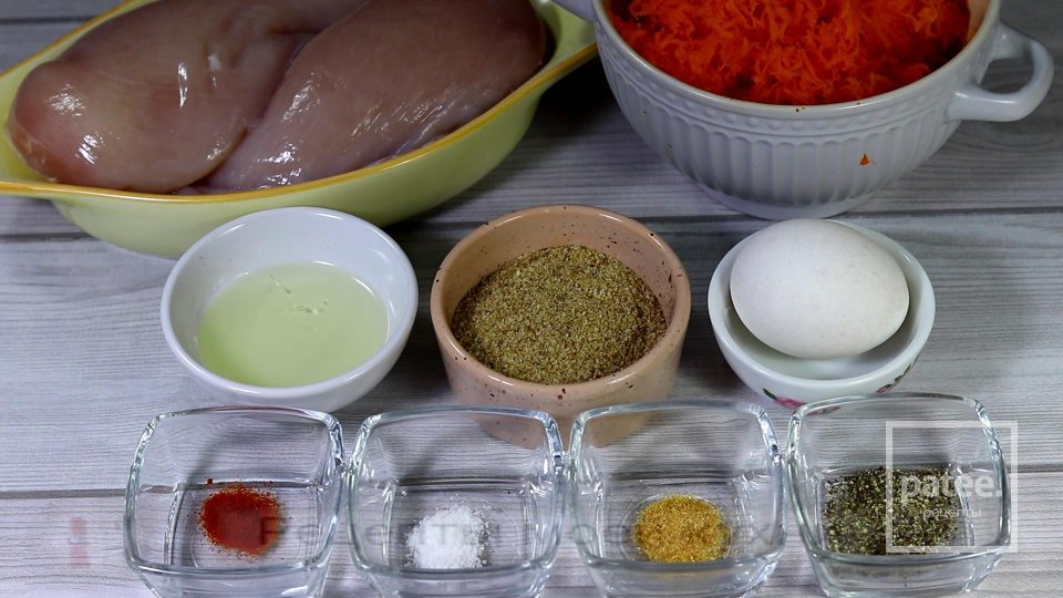 Куриные котлеты с тыквой - Шаг 1