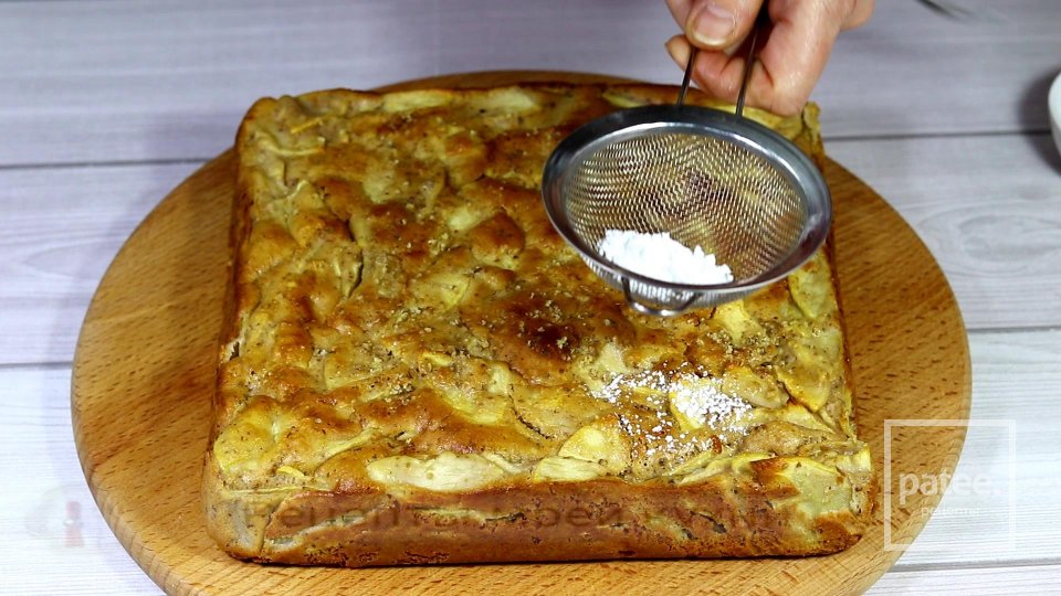 Яблочный пирог с орехами - Шаг 11