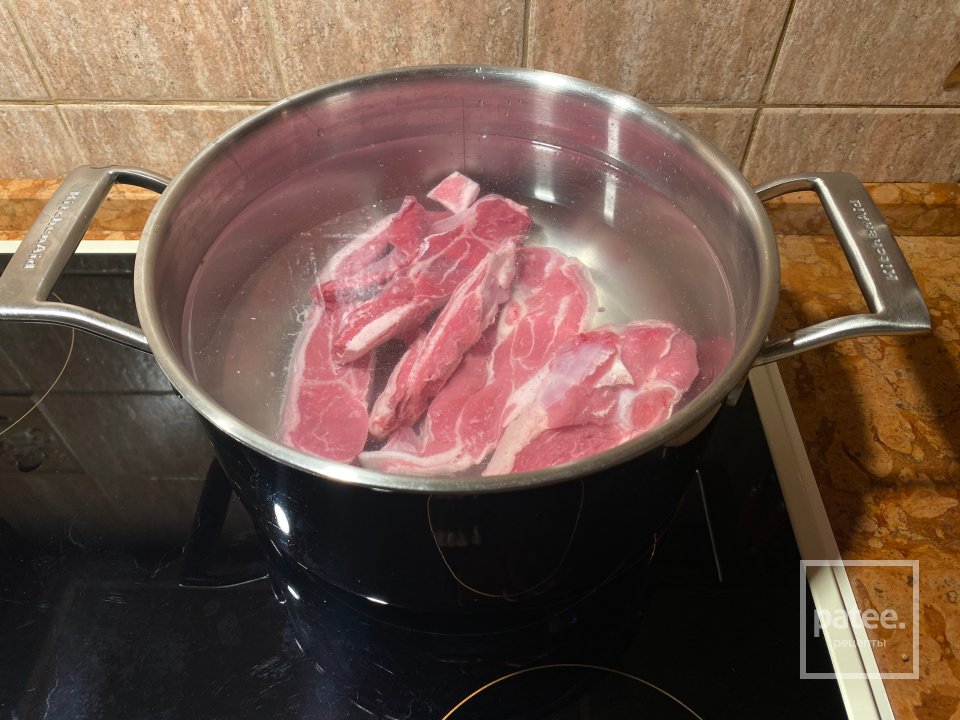 Казахский бешбармак с бараниной - Шаг 2