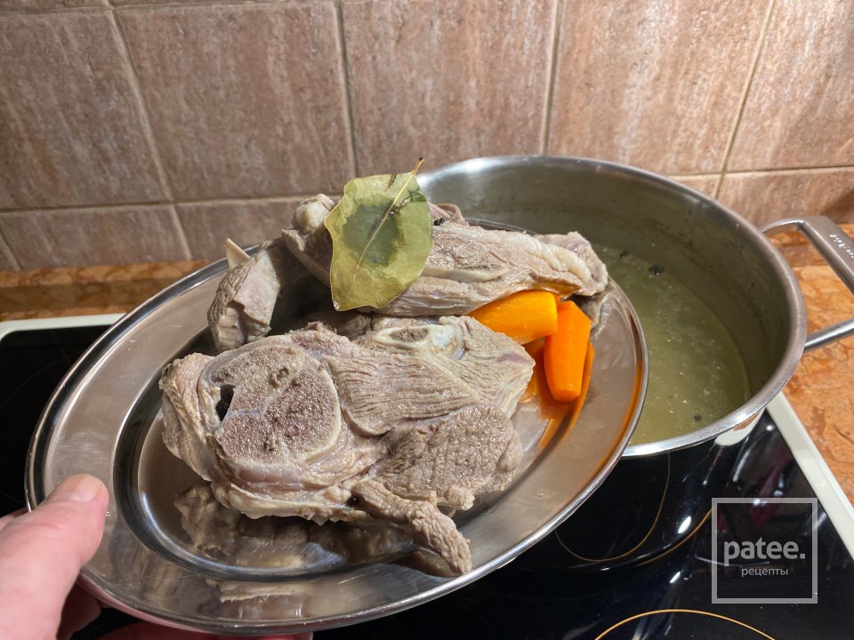 Казахский бешбармак с бараниной - Шаг 5