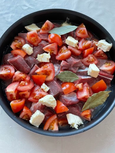 Телятина,запечённая с помидорами - Шаг 3