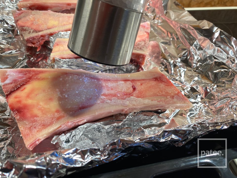 Запечённые Сахарные мозговые кости с птитимом - Шаг 3