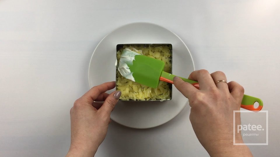 Салат Ветчина под шубой - Шаг 3