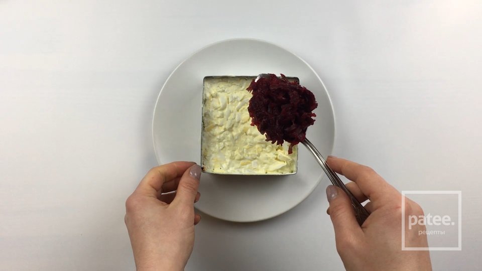 Салат Ветчина под шубой - Шаг 6