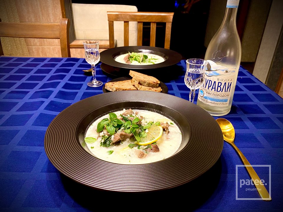 Суп с лимоном и рисом на говяжьем бульоне - Шаг 17