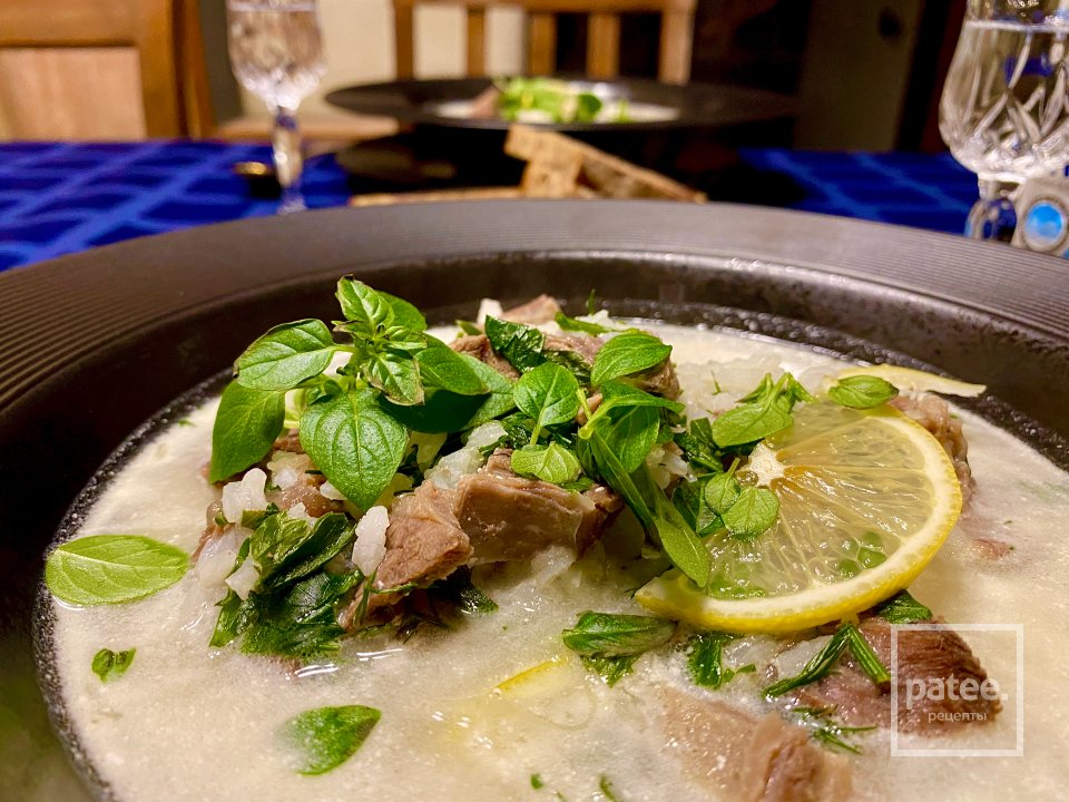 Суп с лимоном и рисом на говяжьем бульоне - Шаг 18