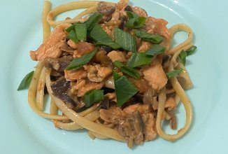 Паста 🍝с лососем