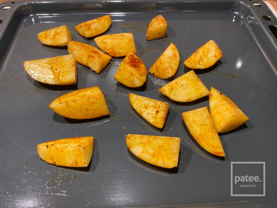 Бургер с беконом, луком и Чеддером - Шаг 2