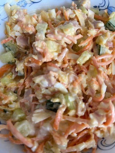 Салат «Фиалки» - Шаг 1